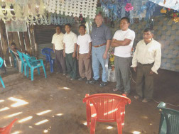 Larry and team inside a regional church