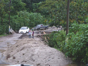 another washed out road?